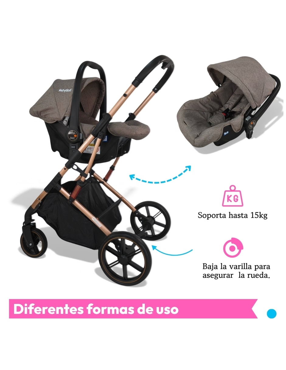 Carriola con portabebé 7