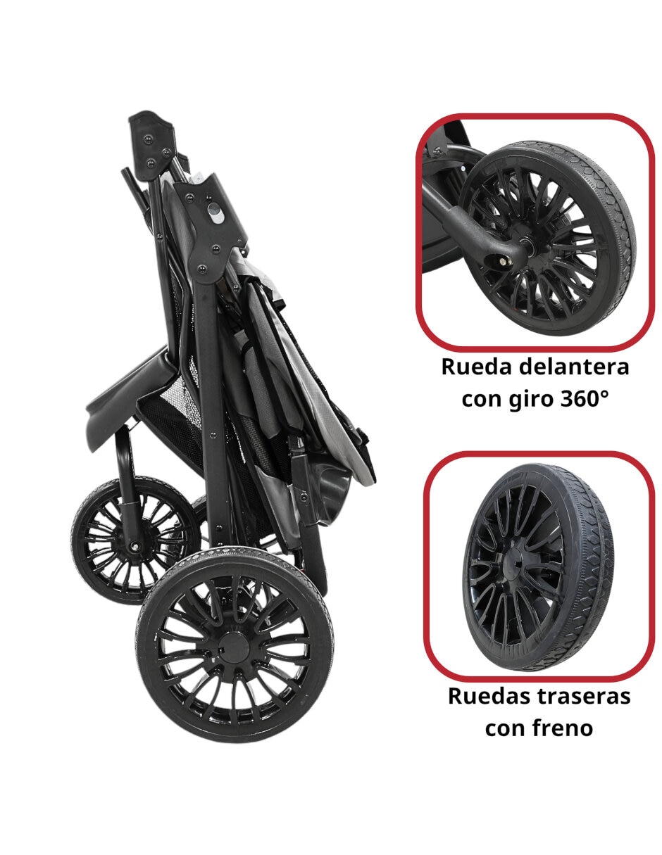 Carriola para perro y gato de metal 6