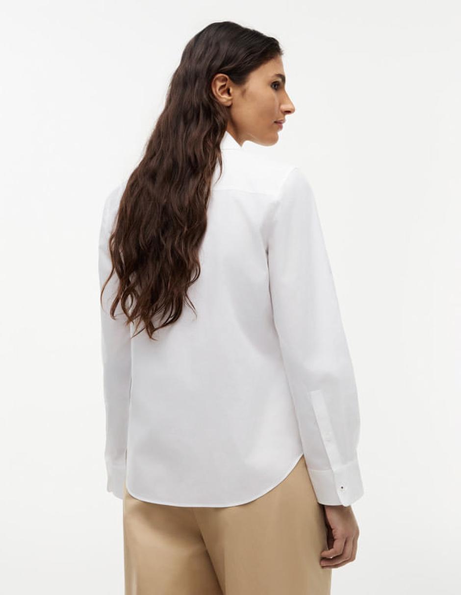Camisa de algodón manga larga para mujer 3