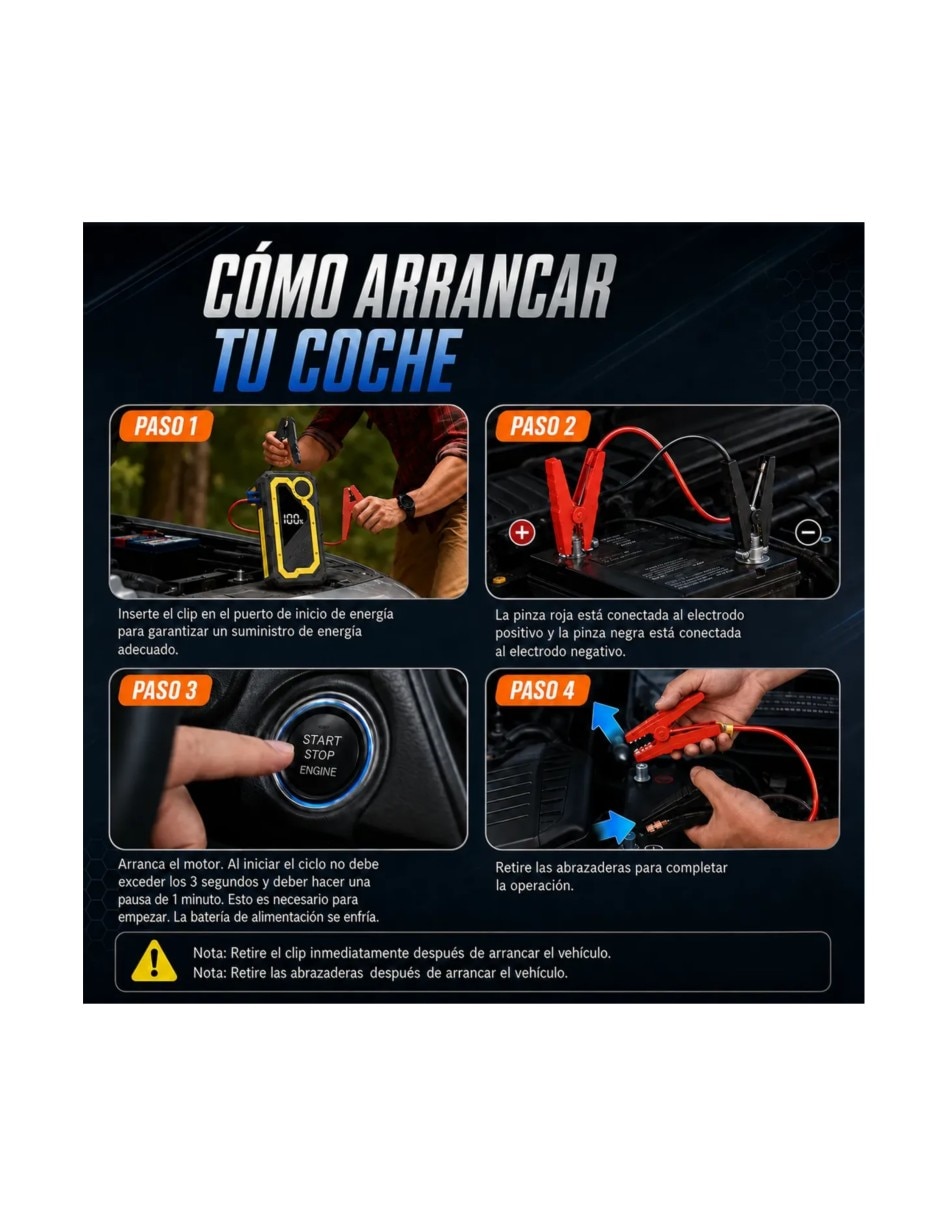 Arrancador compacto para auto 3
