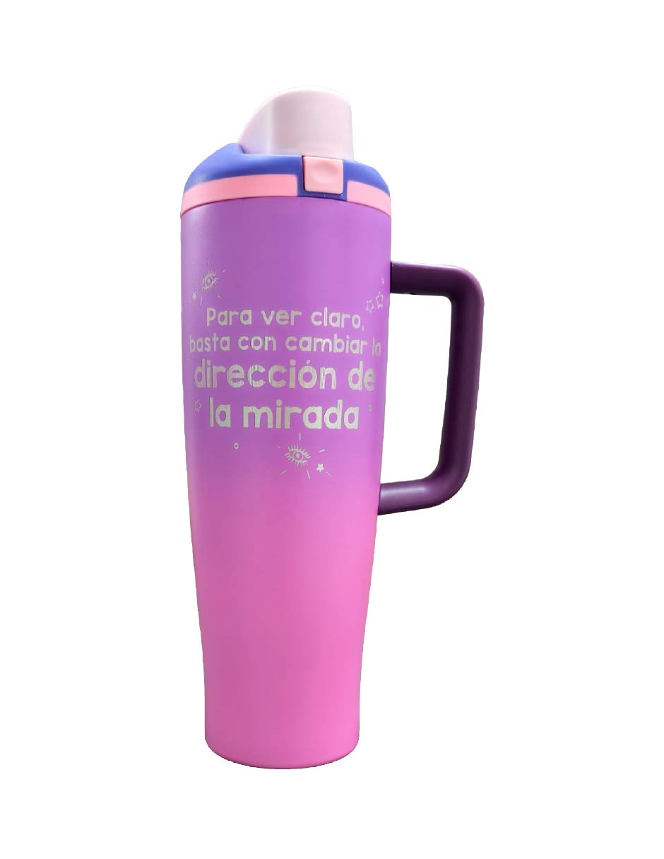 Termo de acero inoxidable con tapa rosca 4