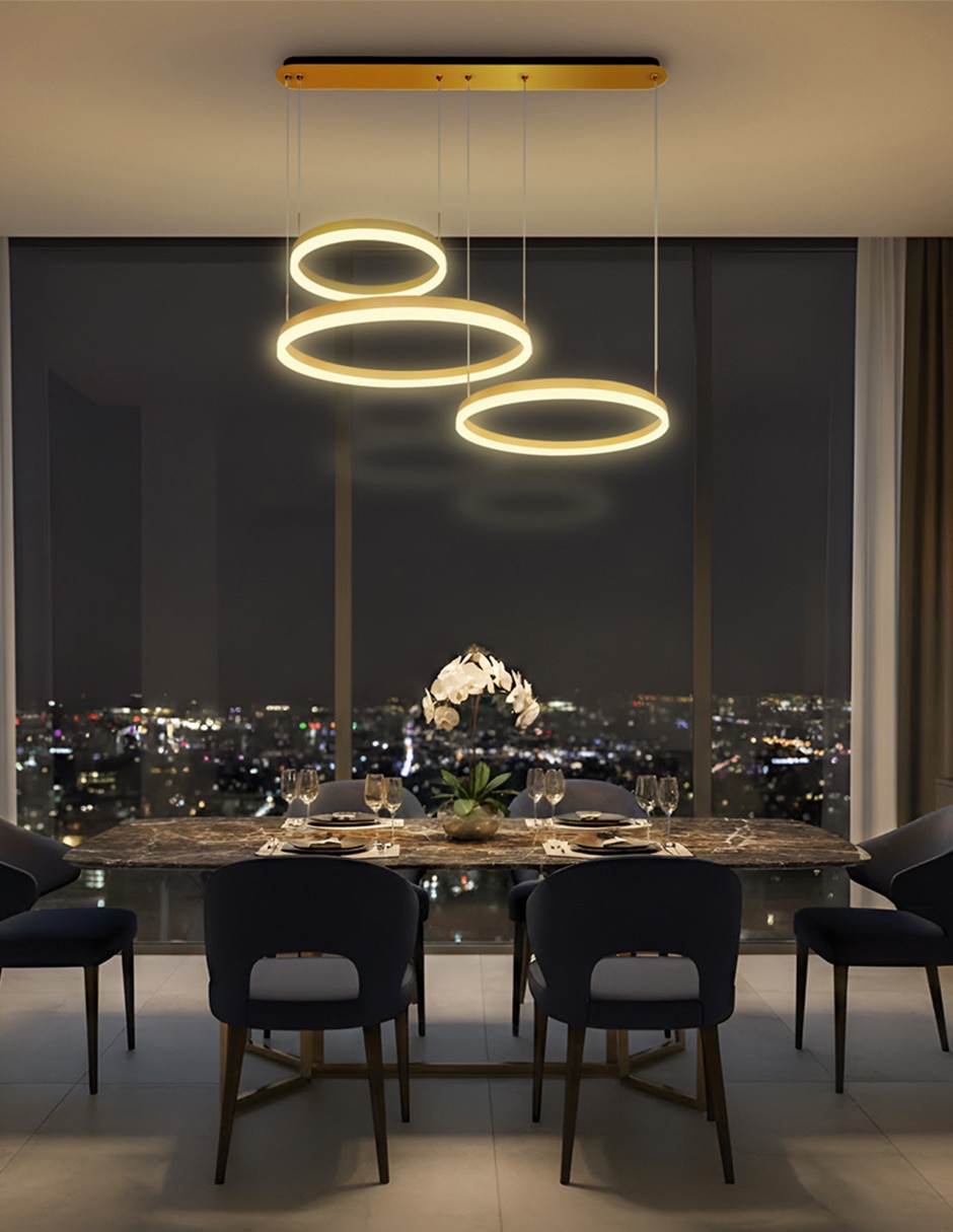 Lampara colgante led orion 6