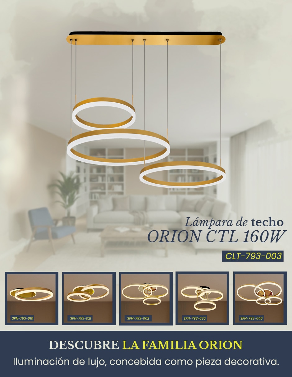 Lampara colgante led orion 2