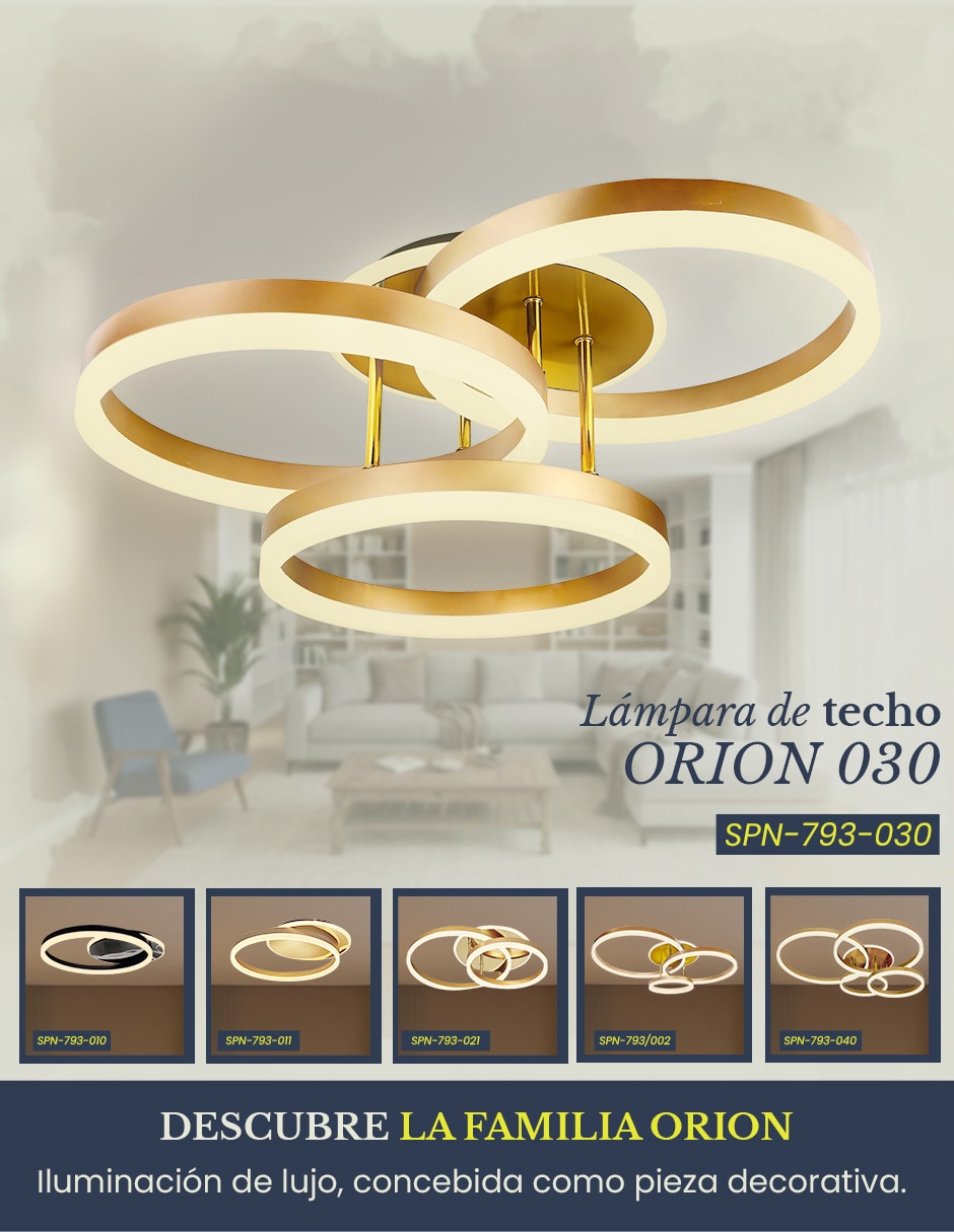 Plafón led orion 2