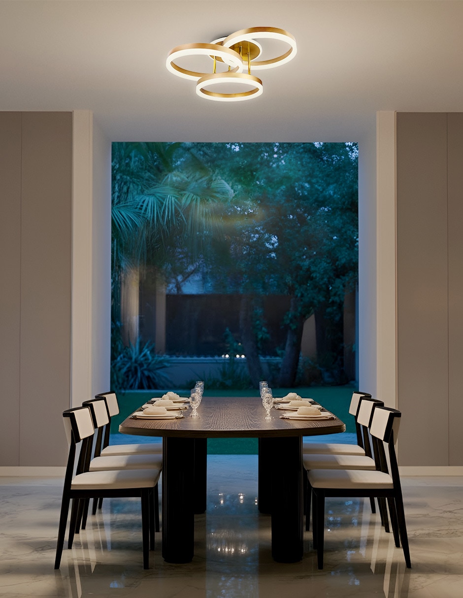 Plafón led orion 3