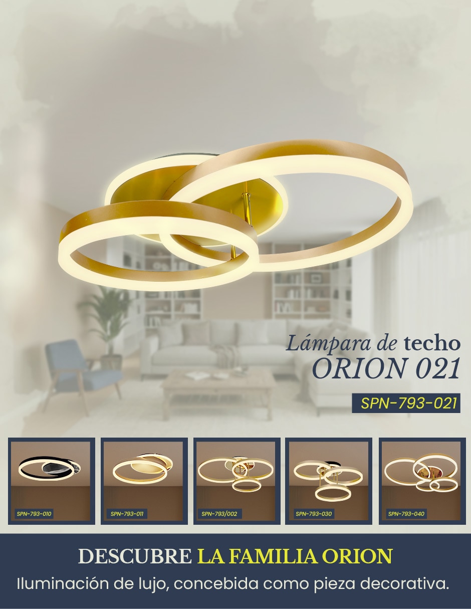Plafón led orion 2