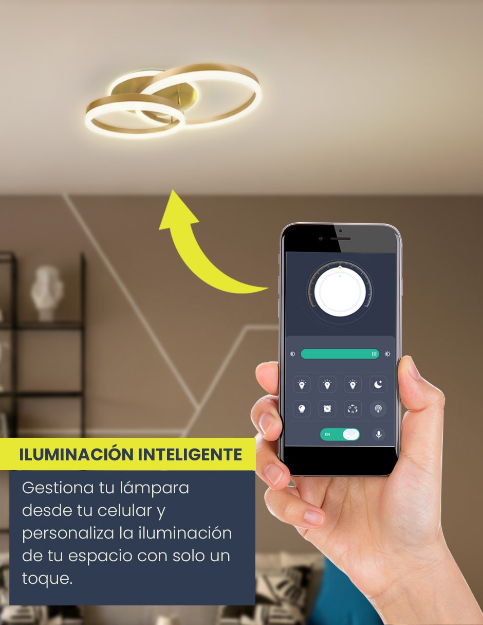 Plafón led orion 9