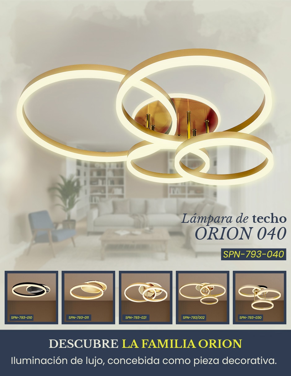 Plafón led orion 2