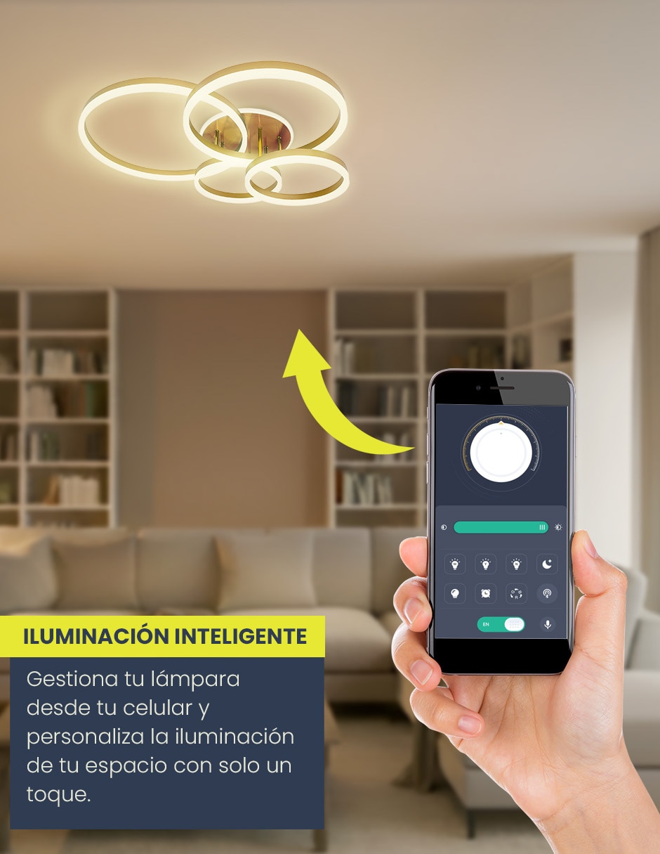 Plafón led orion 9