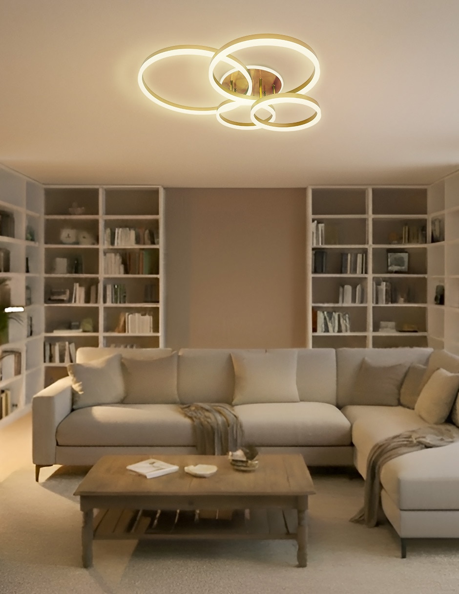 Plafón led orion 3