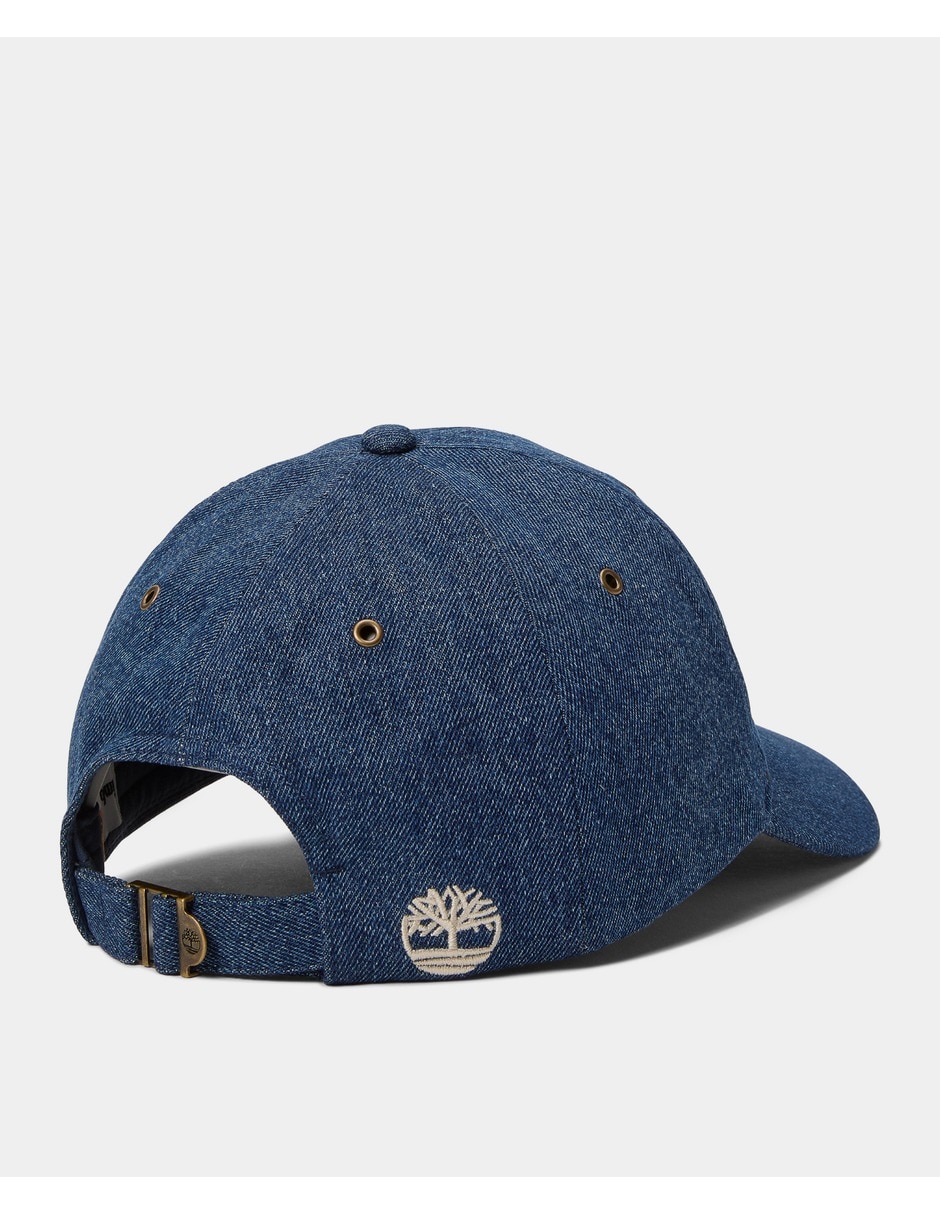 Gorra con visera curva casual de mezclilla varsity baseball para hombre 2