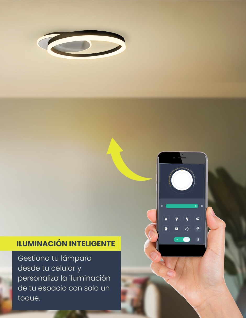 Plafón led orion 7