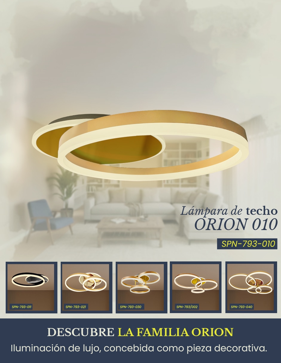Plafón led orion 2