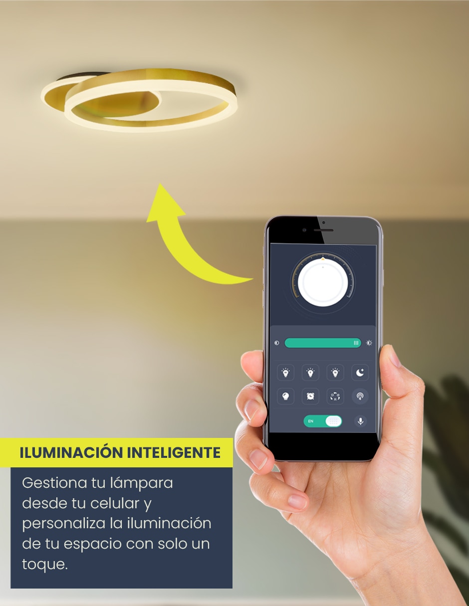 Plafón led orion 9