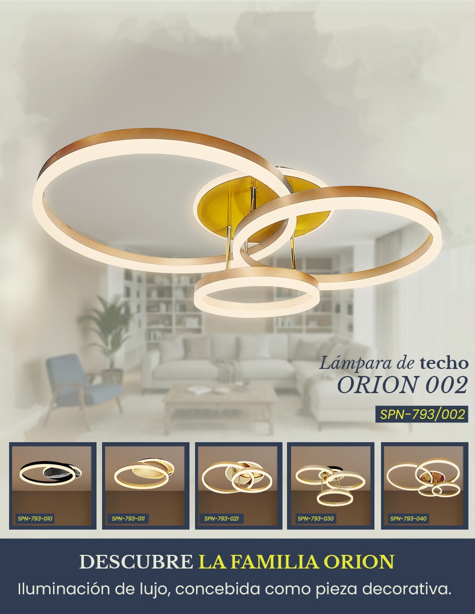 Plafón led orion 2