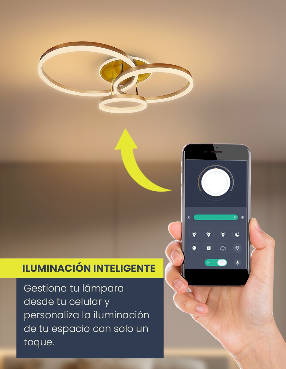 Plafón led orion 9
