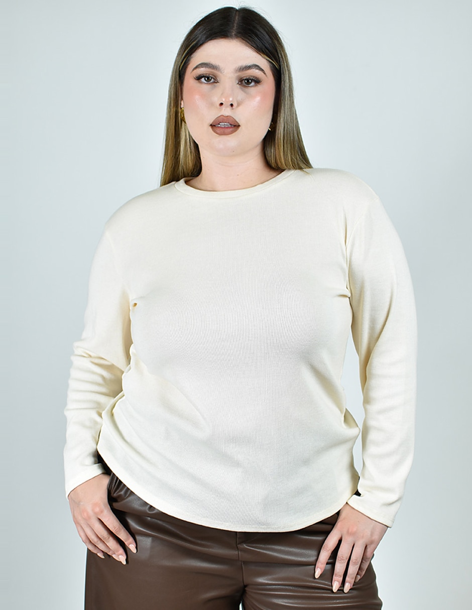 Blusa manga larga para mujer 3