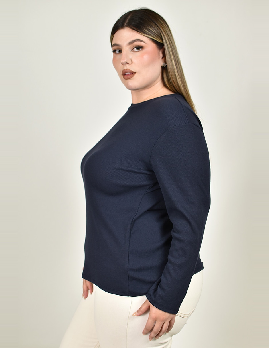 Blusa manga larga para mujer 5