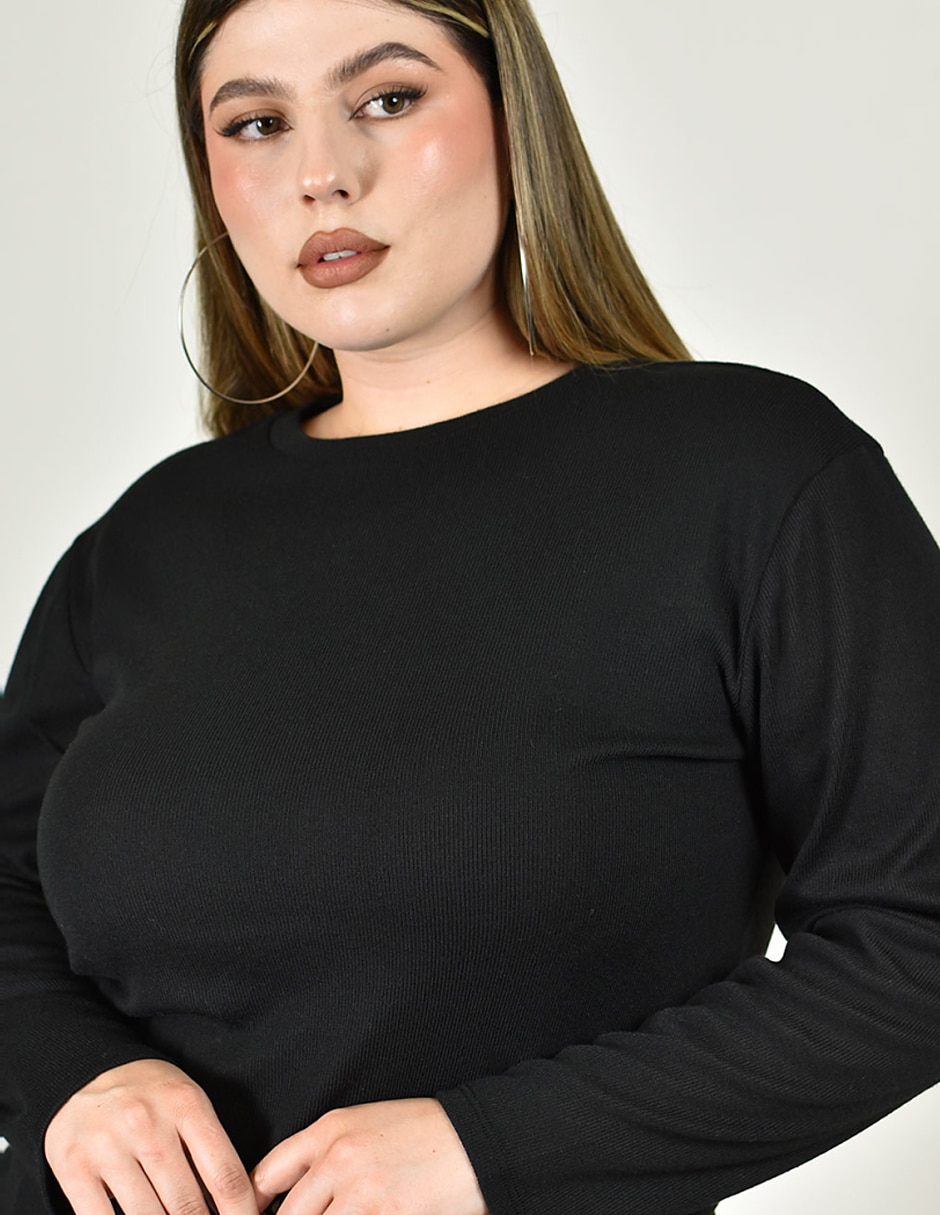 Blusa manga larga para mujer 3