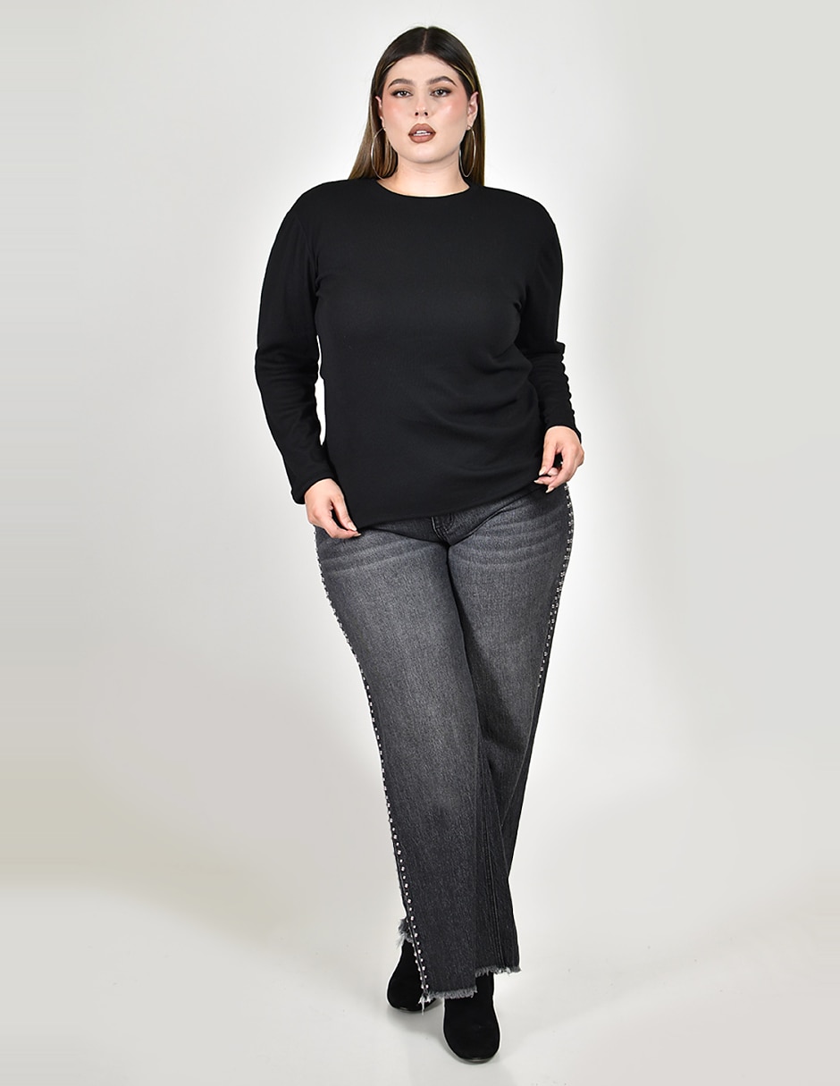 Blusa manga larga para mujer 2