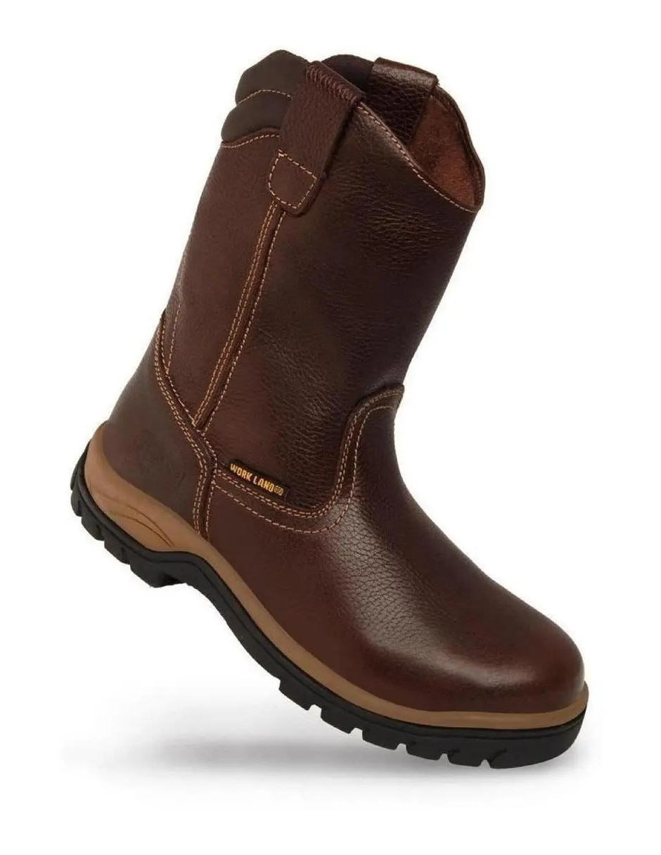 Bota industrial de piel para hombre 5
