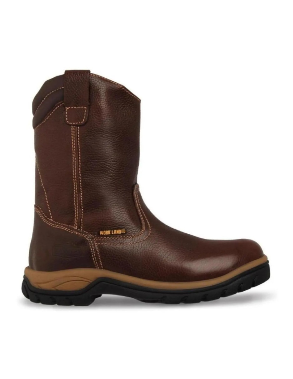 Bota industrial de piel para hombre 4