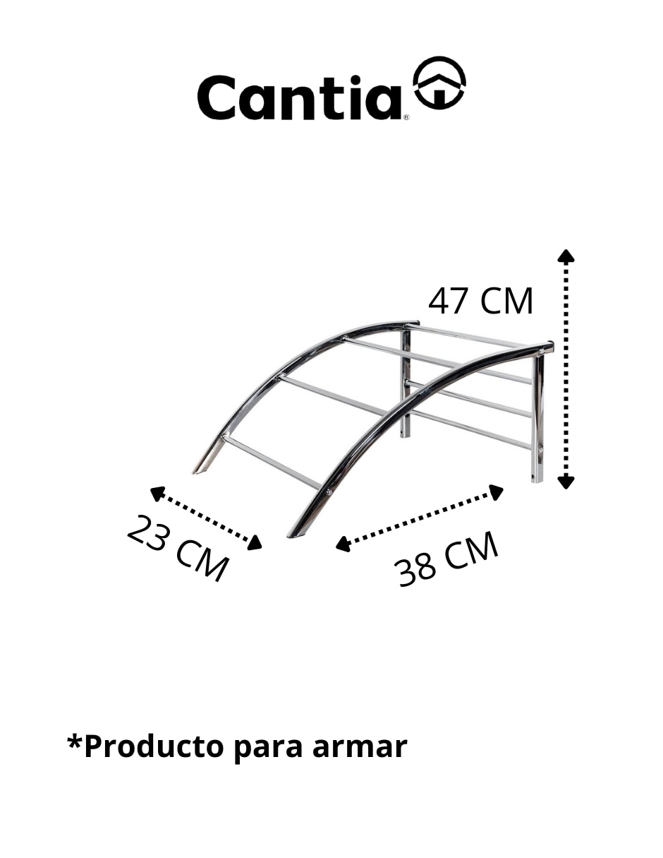 Toallero De pared ASTORGA de Metal 6