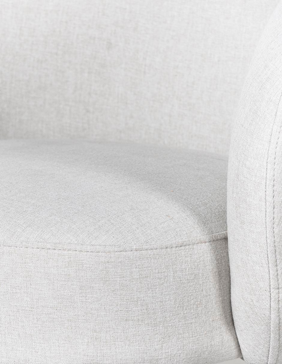 Sillón cham de mezcla de materiales 2