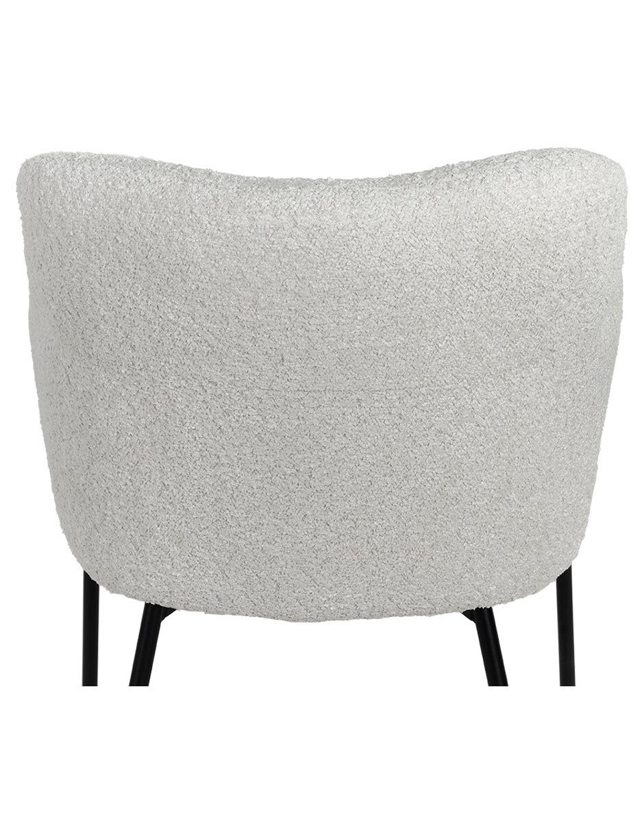 Silla con brazos 1 piezas TRIESEN de Metal y tela 7