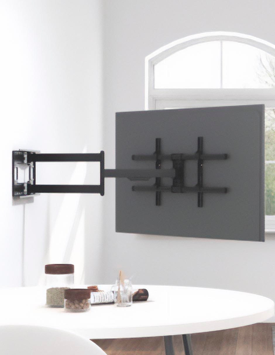 Soporte de pared para pantalla Articulado 42 - 80 pulgadas 3