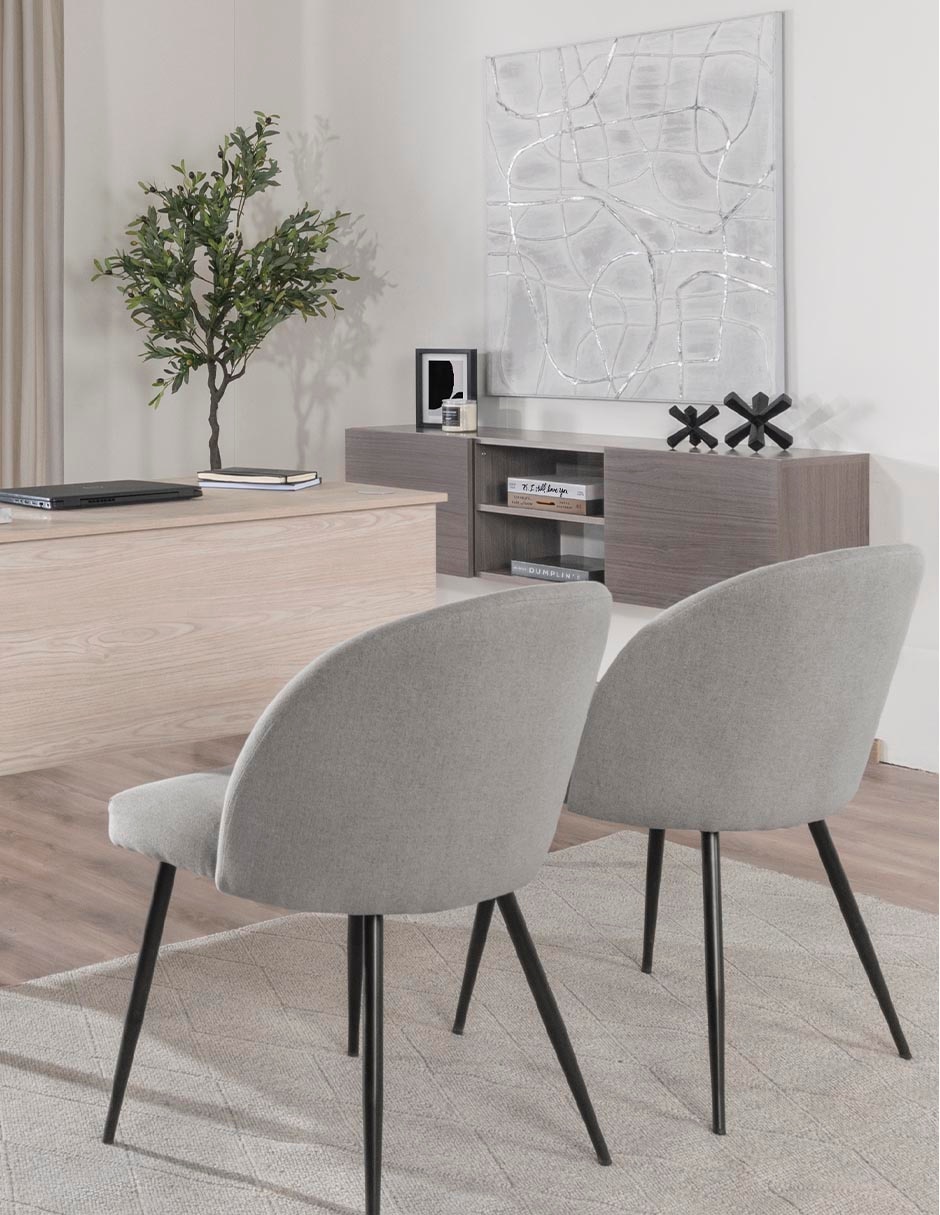 Silla lucca de mezcla de materiales 5