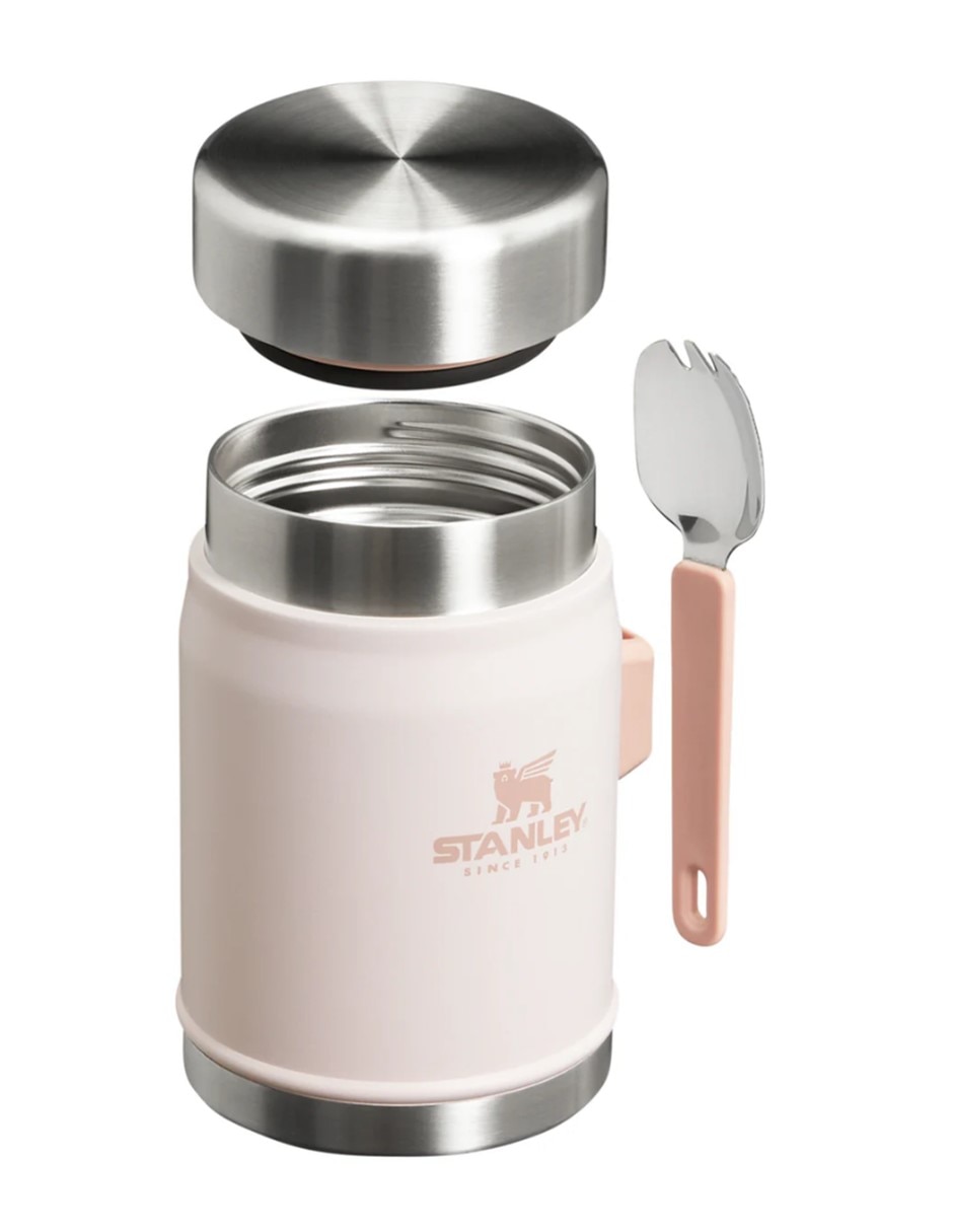 Termo de acero inoxidable con tapa rosca 440 ml 2