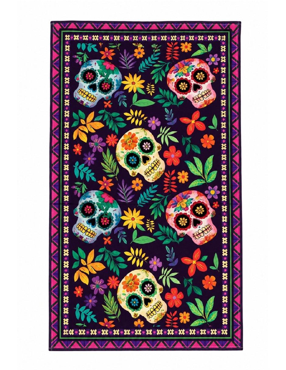 Camino mesa rectangular día de muertos Camino mesa rectangular día de muertos