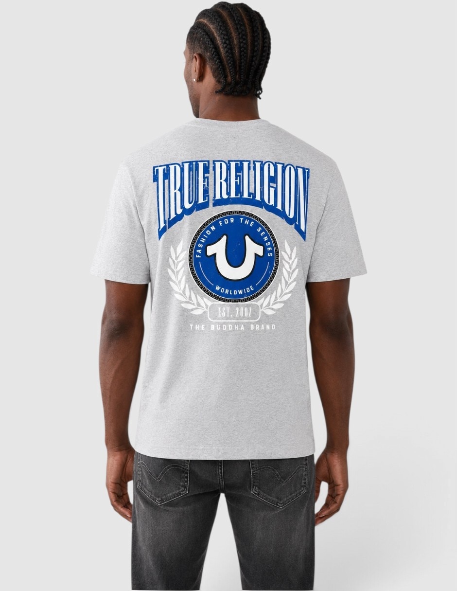 Playera cuello redondo para hombre