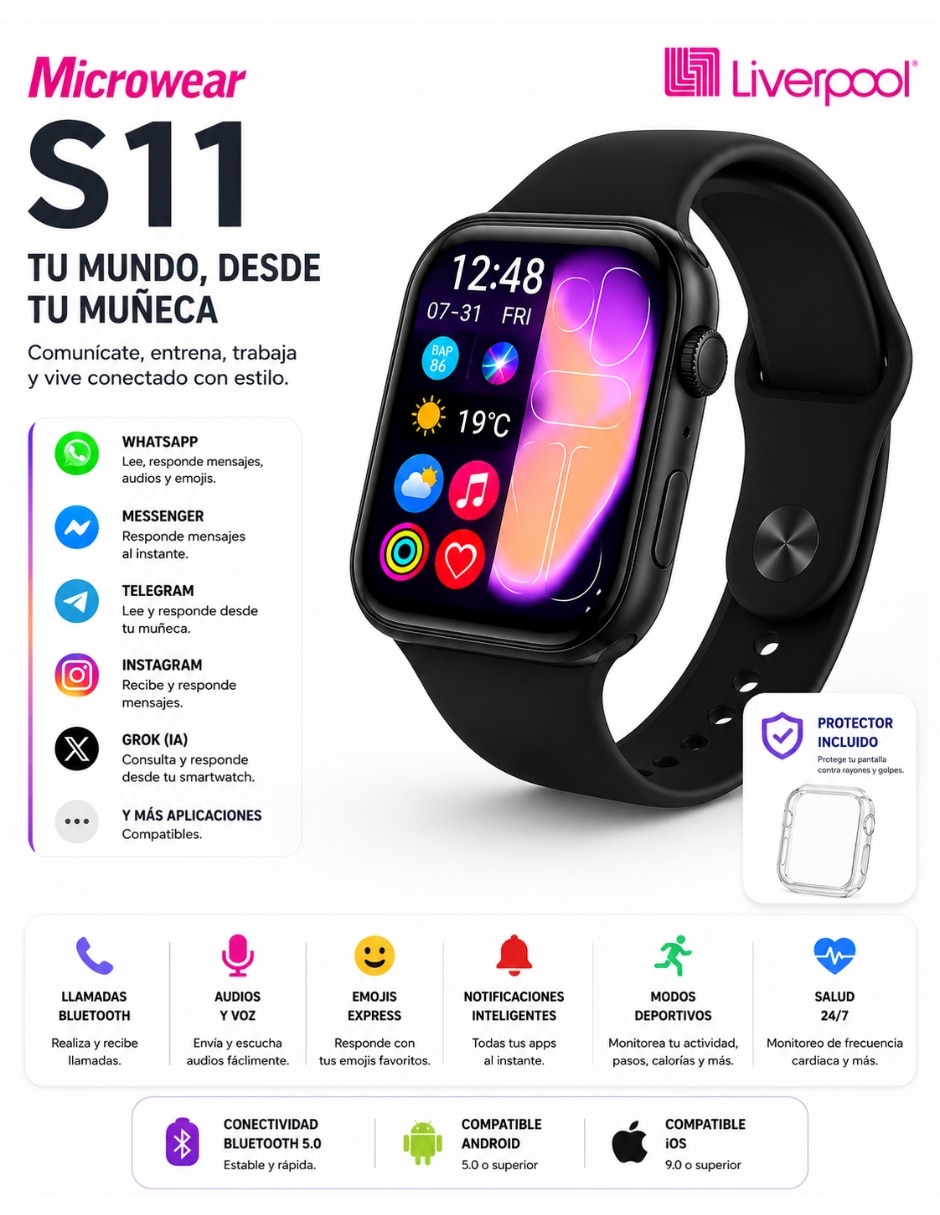 Audífonos True Wireless Buds 6 Play Negro inalámbricos 10