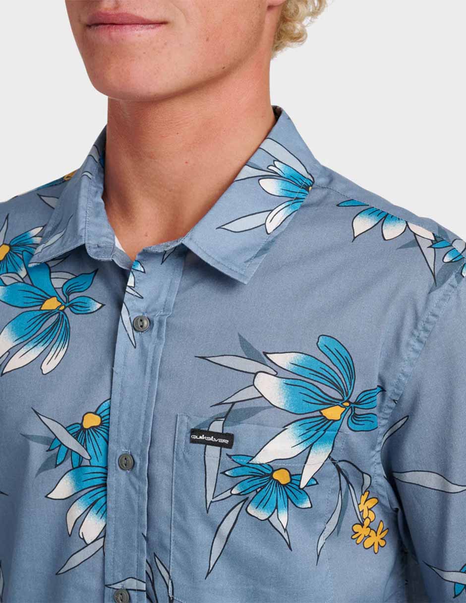 Camisa casual costal flora classic ss de algodón manga corta para hombre 3