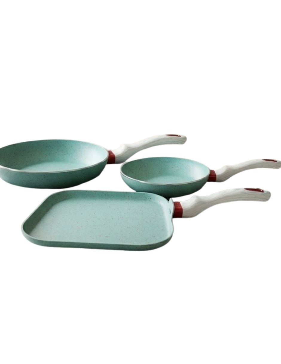 Set de sartenes Canadá 89423 de aluminio 3 piezas