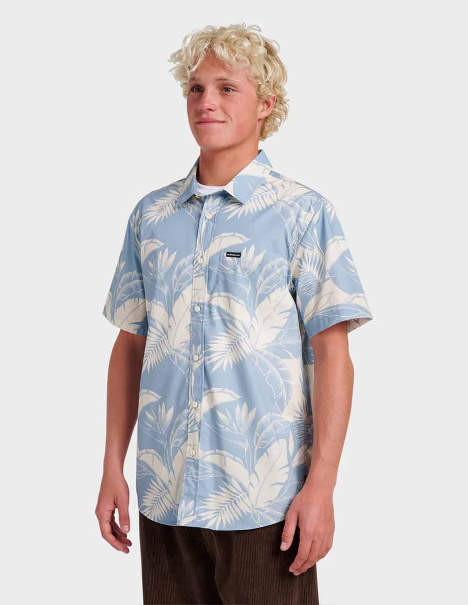 Camisa casual kahanu classic ss manga corta para hombre 3