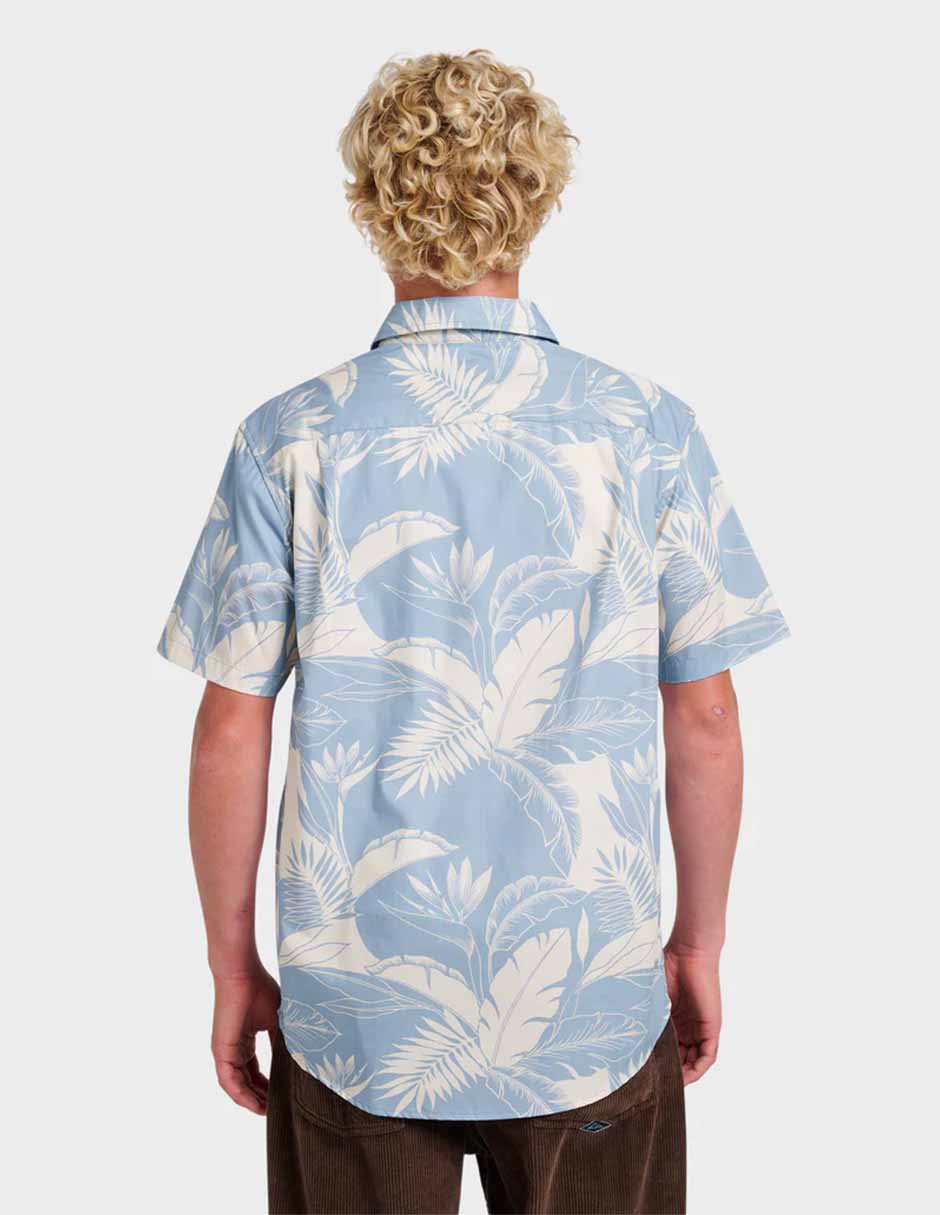 Camisa casual kahanu classic ss manga corta para hombre 4