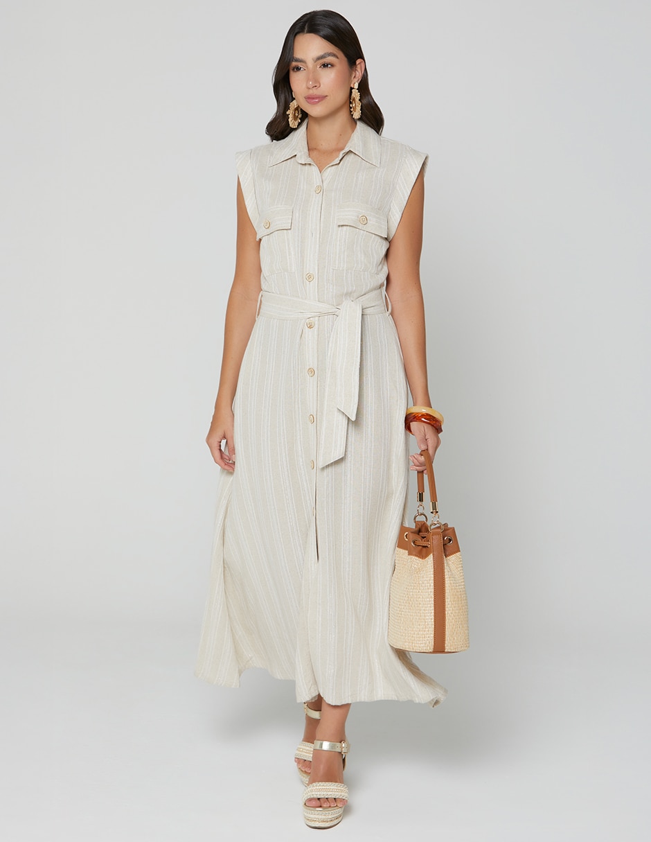 Vestido largo casual puerto de salerno para mujer Vestido largo casual puerto de salerno para mujer