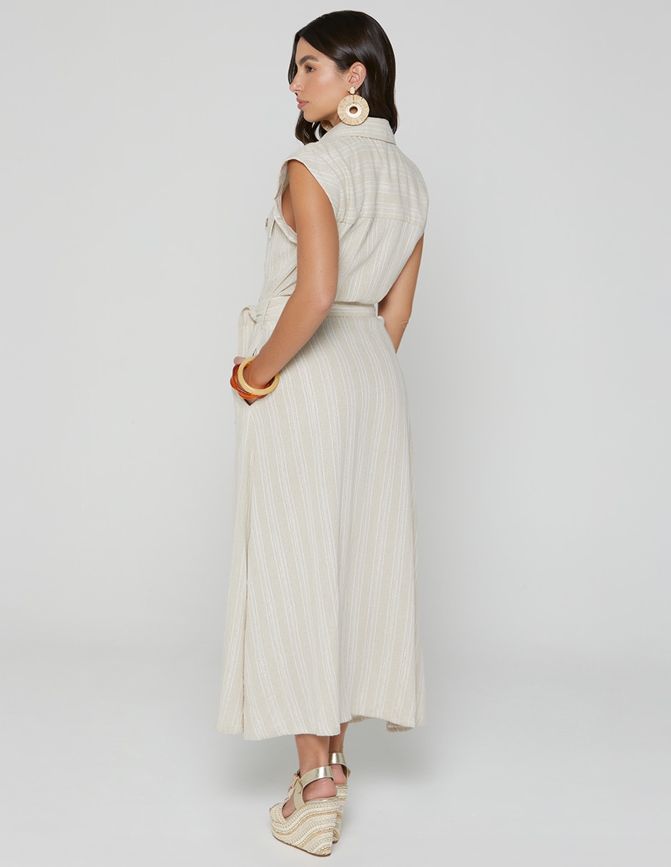 Vestido largo casual puerto de salerno para mujer 4