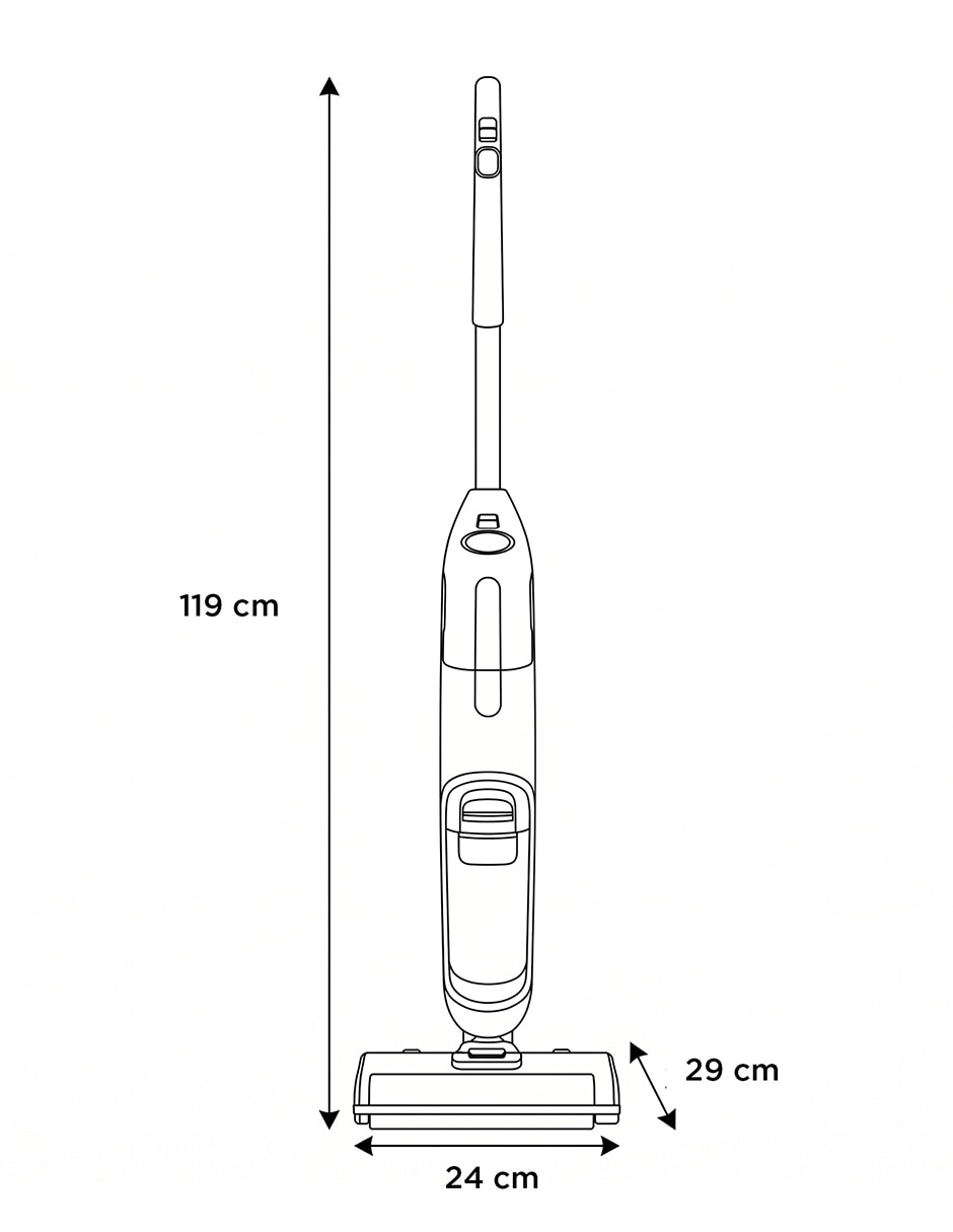 Aspiradora ciclónica inalámbricas húmedo/seco Eureka NEW400 0.6 L 7