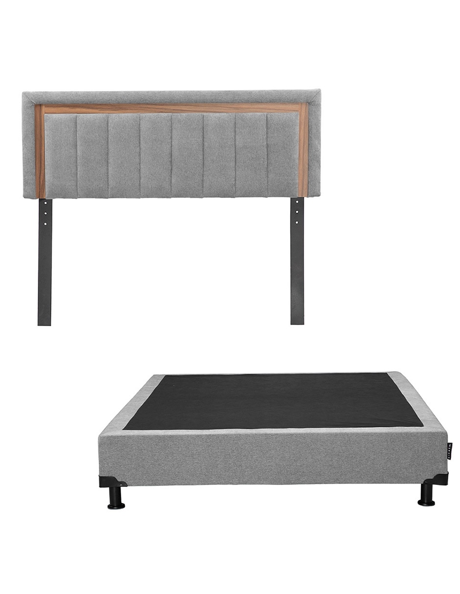 Cama de madera y tela 1