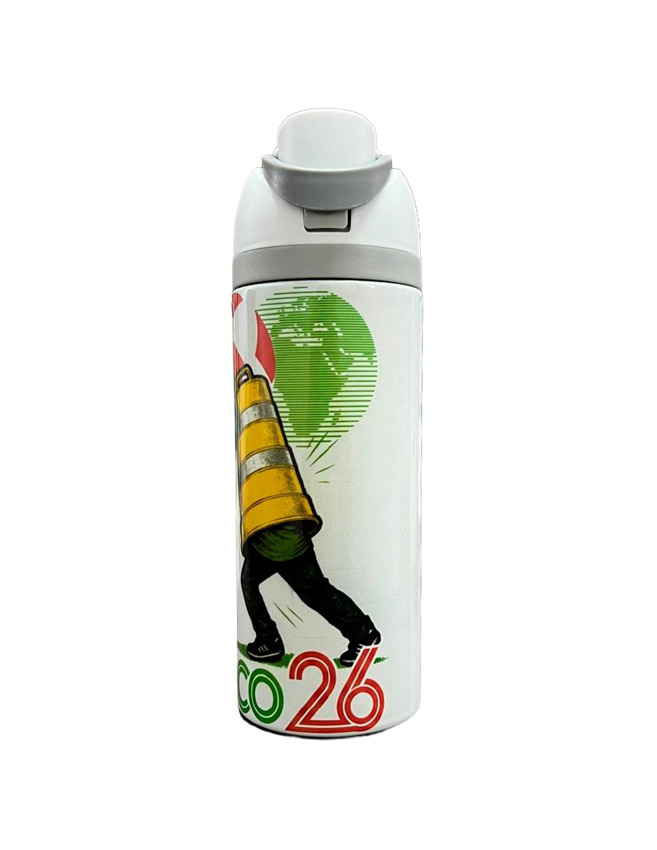 Termo de acero inoxidable con tapa rosca 715 ml 5