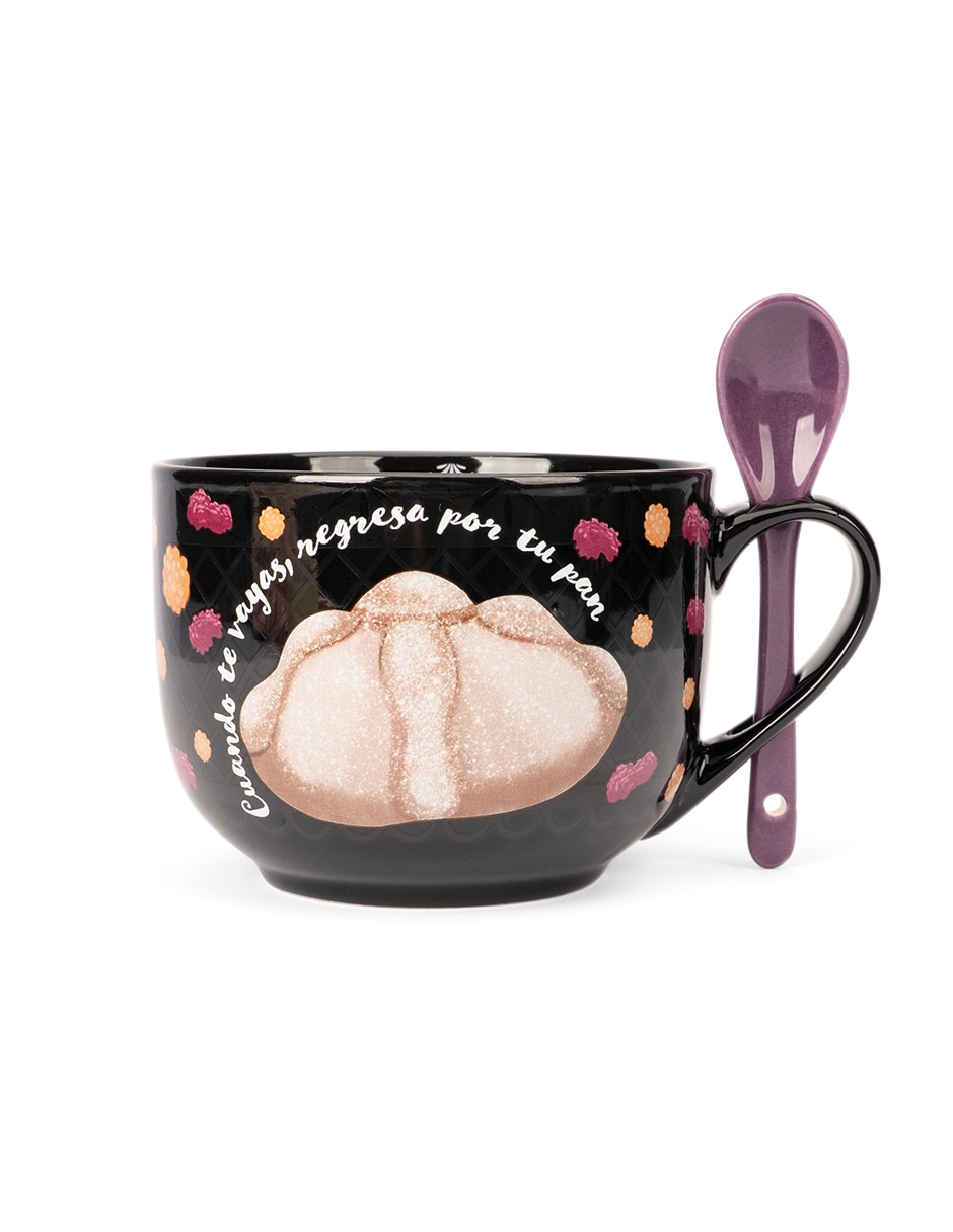 Set de tazas clásica día de muertos 2 piezas Set de tazas clásica día de muertos 2 piezas