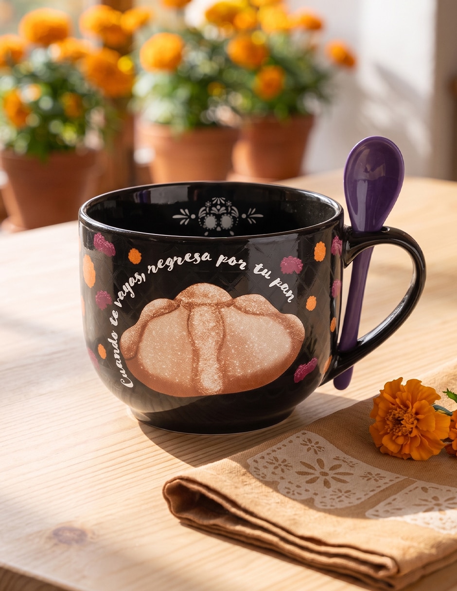 Set de tazas clásica día de muertos 2 piezas 2