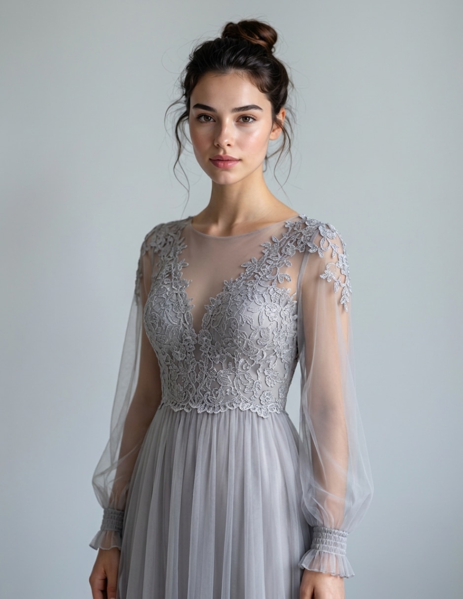 Vestido largo formal para mujer 3