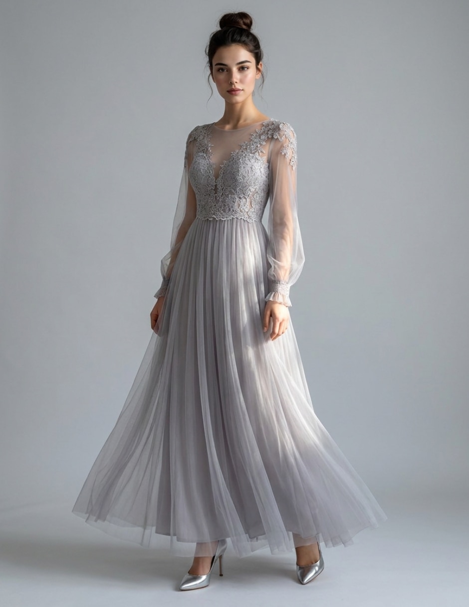 Vestido largo formal para mujer 2