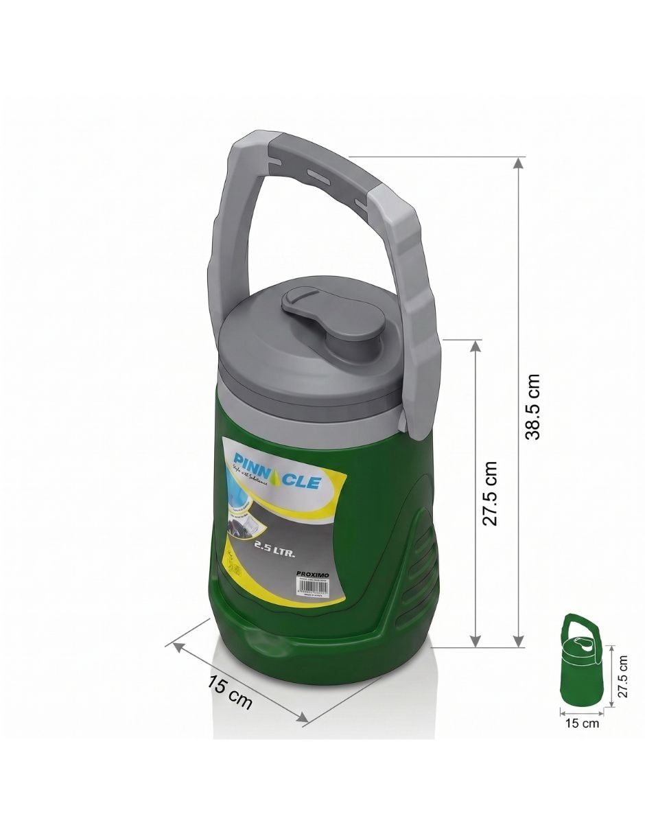 Termo PINNACLE con tapa rosca de 2.5 Lt