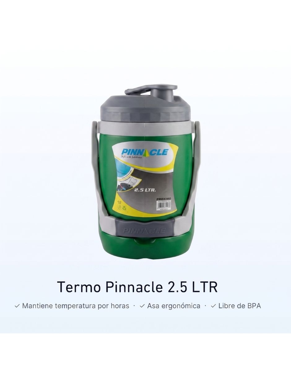 Termo PINNACLE con tapa rosca de 2.5 Lt